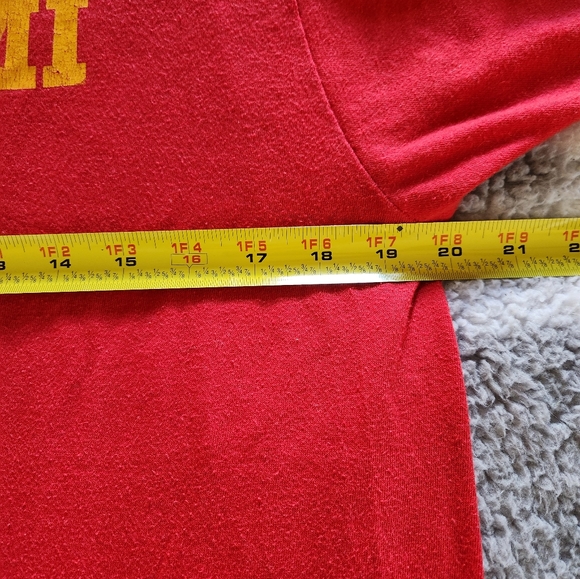 VMI (Virginia Military Institute) vintage red and yellow shirt - Picture 11 of 11